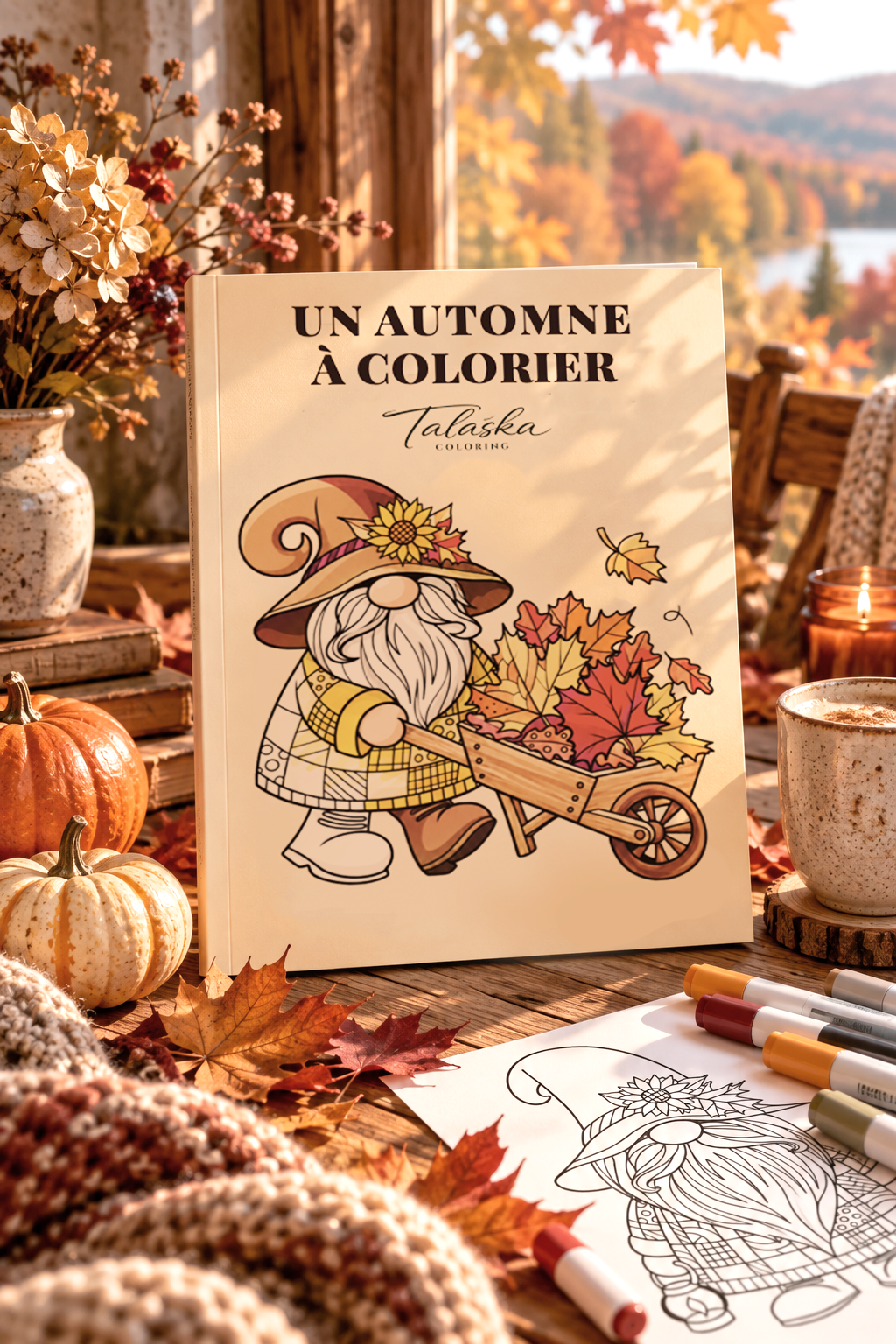 Un automne à colorier